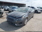 2019 Ford Fusion Hybrid Sel Серый vin: 3FA6P0MU2KR264154