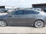 2019 Ford Fusion Hybrid Sel Gray vin: 3FA6P0MU2KR264154