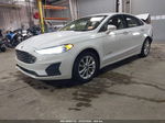 2019 Ford Fusion Hybrid Sel White vin: 3FA6P0MU3KR136747