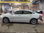 2019 Ford Fusion Hybrid Sel White vin: 3FA6P0MU3KR136747