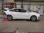 2019 Ford Fusion Hybrid Sel White vin: 3FA6P0MU3KR136747