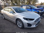 2019 Ford Fusion Hybrid Sel Серебряный vin: 3FA6P0MU5KR154439