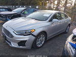 2019 Ford Fusion Hybrid Sel Серебряный vin: 3FA6P0MU5KR154439