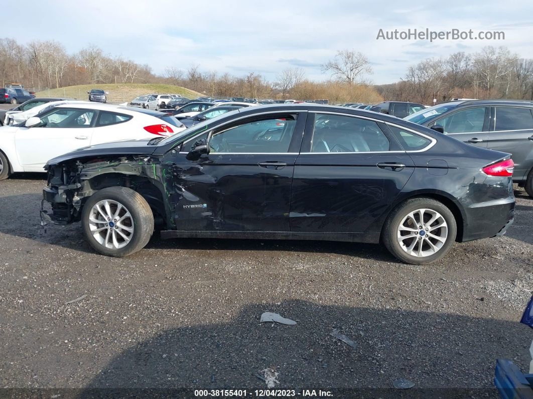 2019 Ford Fusion Hybrid Sel Black vin: 3FA6P0MU5KR189563