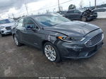 2019 Ford Fusion Hybrid Sel Gray vin: 3FA6P0MU5KR201792