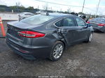 2019 Ford Fusion Hybrid Sel Gray vin: 3FA6P0MU5KR201792