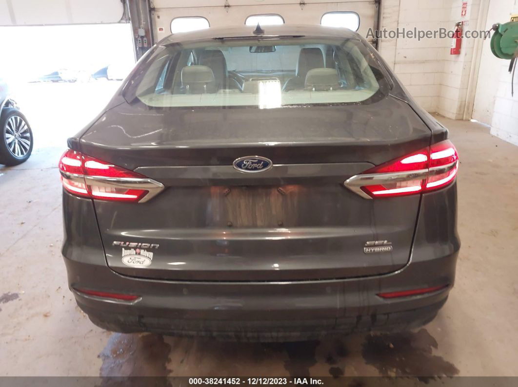 2020 Ford Fusion Hybrid Sel Black vin: 3FA6P0MU5LR265011