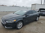 2019 Ford Fusion Sel Black vin: 3FA6P0MU7KR201065