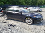 2019 Ford Fusion Sel Black vin: 3FA6P0MU8KR118129