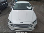 2019 Ford Fusion Hybrid Sel White vin: 3FA6P0MU8KR147582