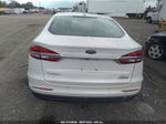 2019 Ford Fusion Hybrid Sel White vin: 3FA6P0MU8KR147582