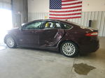 2013 Ford Fusion Se Phev Maroon vin: 3FA6P0PU2DR308278