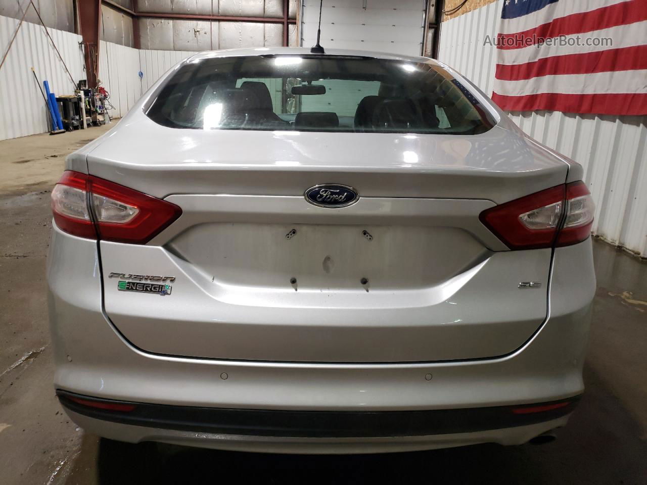 2014 Ford Fusion Se Phev Silver vin: 3FA6P0PU2ER235219