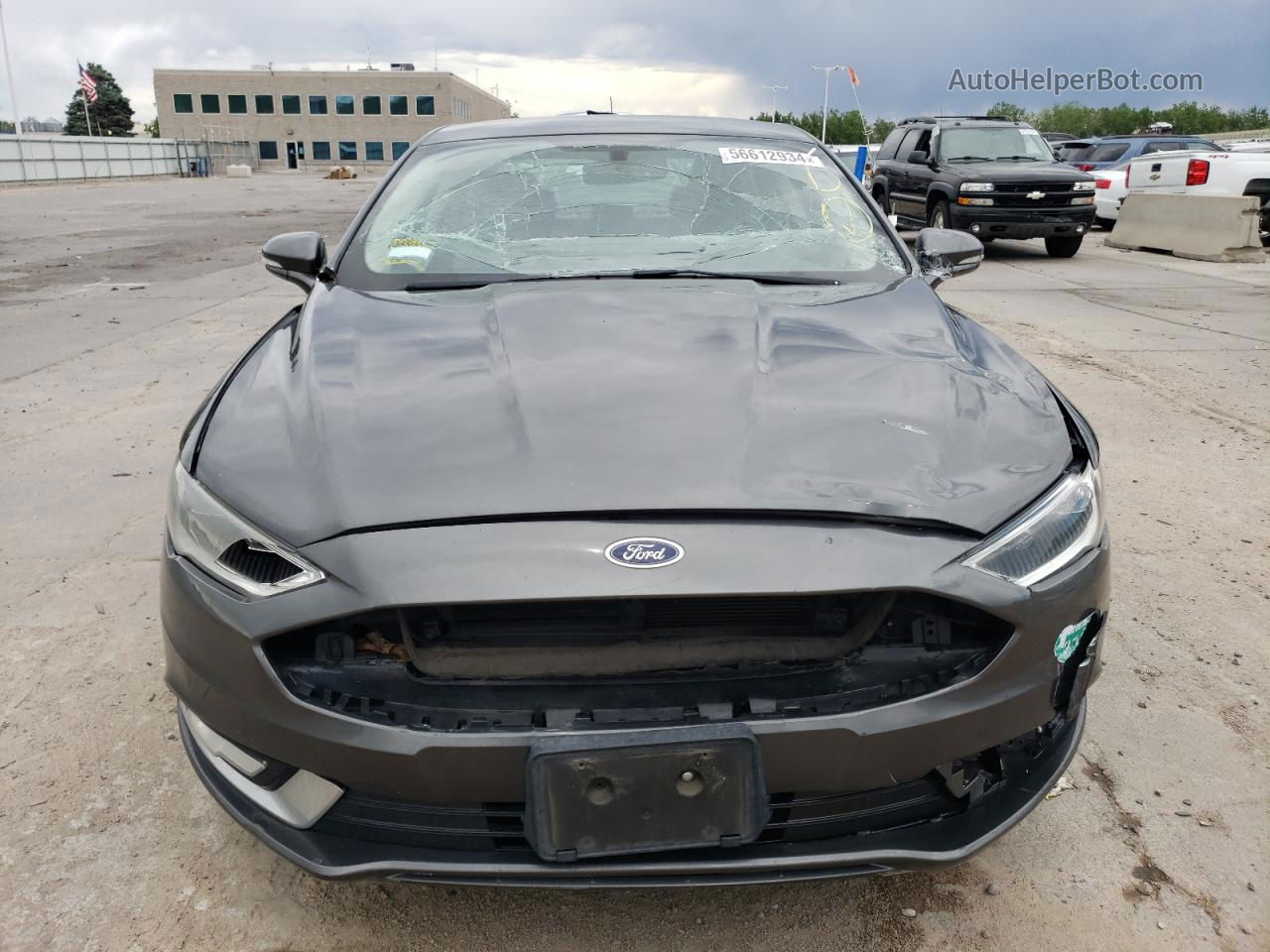 2017 Ford Fusion Se Phev Gray vin: 3FA6P0PU2HR306469