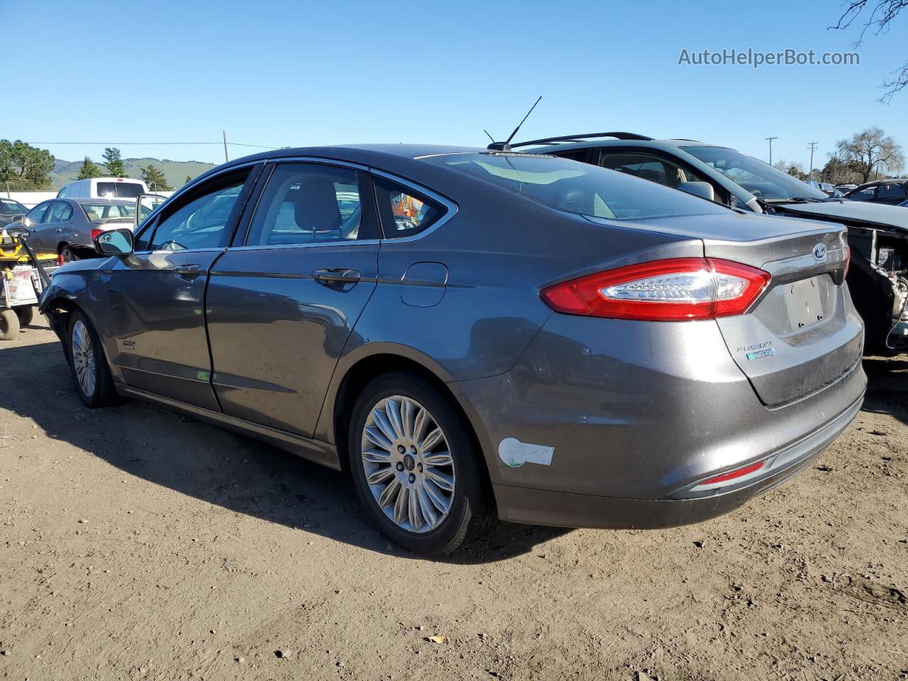 2014 Ford Fusion Se Phev Charcoal vin: 3FA6P0PU3ER158814