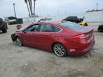 2018 Ford Fusion Se Phev Красный vin: 3FA6P0PU4JR154474