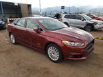 2014 Ford Fusion Se Phev Burgundy vin: 3FA6P0PU5ER219211