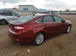 2014 Ford Fusion Se Phev Burgundy vin: 3FA6P0PU5ER219211