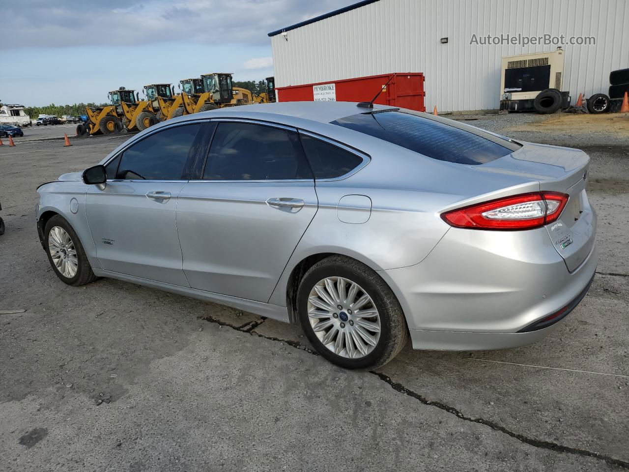 2016 Ford Fusion Se Phev Silver vin: 3FA6P0PU5GR273563