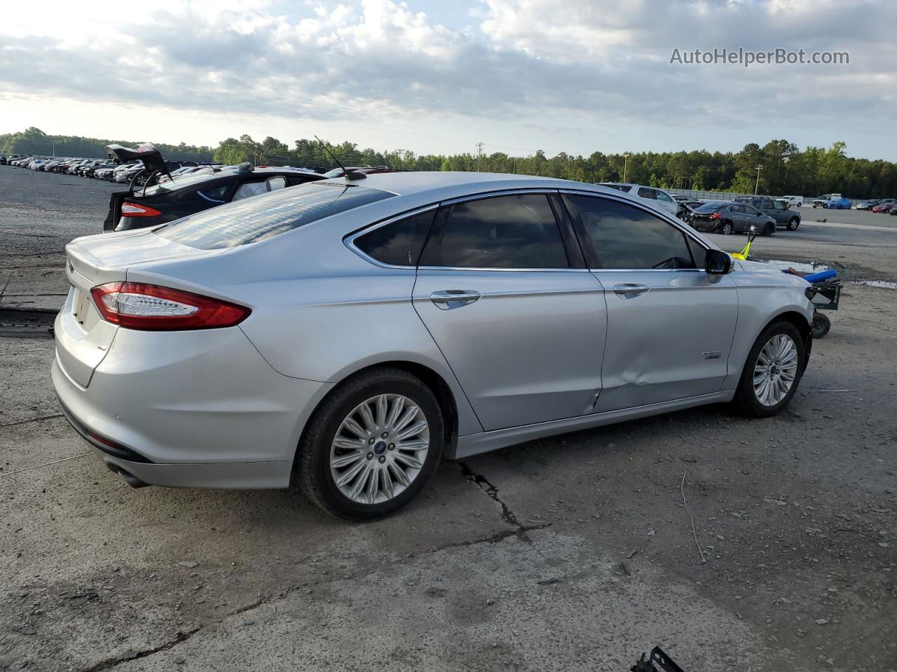 2016 Ford Fusion Se Phev Silver vin: 3FA6P0PU5GR273563