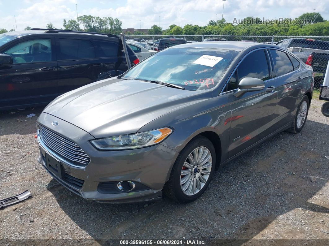 2013 Ford Fusion Energi Se Luxury Black vin: 3FA6P0PU6DR332034