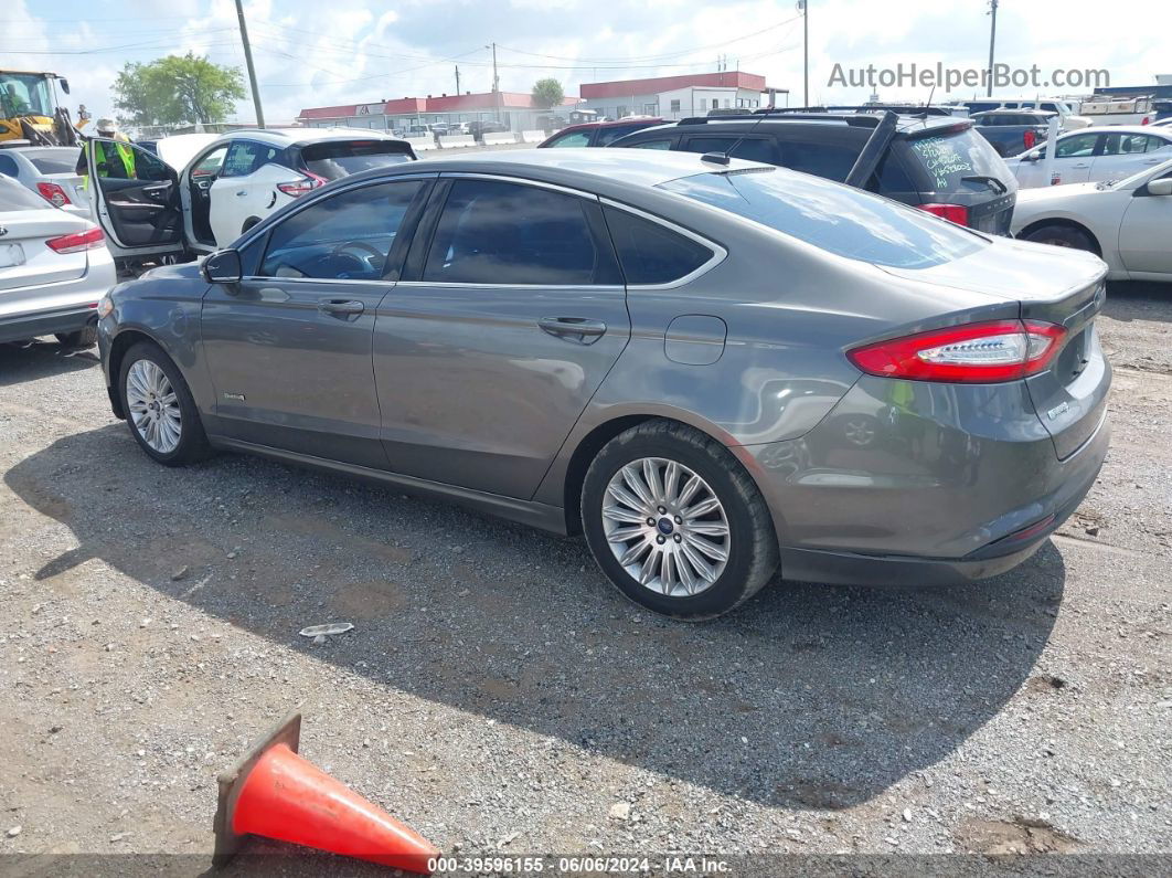 2013 Ford Fusion Energi Se Luxury Black vin: 3FA6P0PU6DR332034