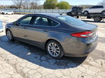 2017 Ford Fusion Se Phev Gray vin: 3FA6P0PU6HR275517