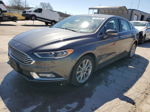 2017 Ford Fusion Se Phev Серый vin: 3FA6P0PU6HR275517