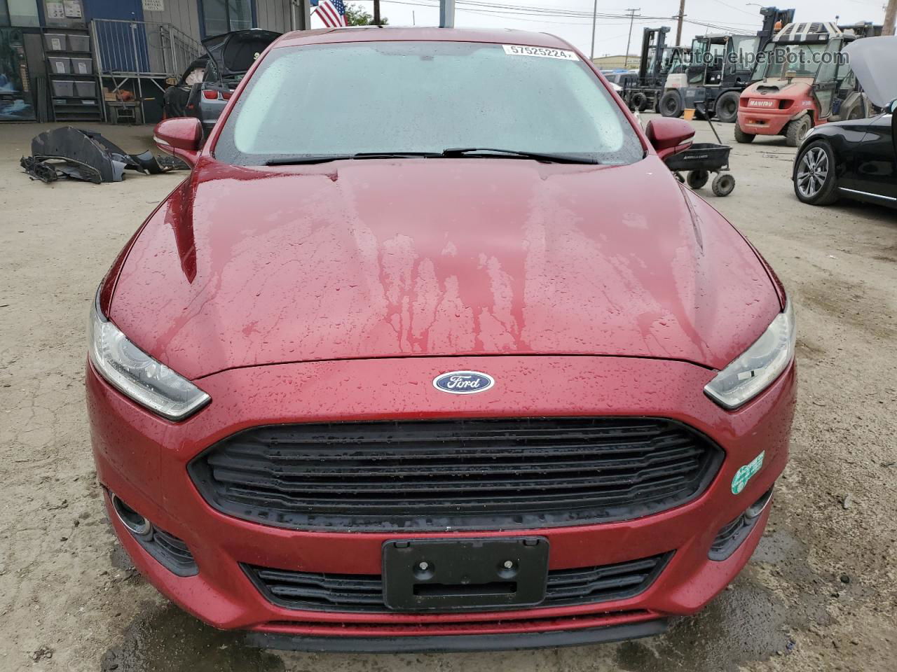 2015 Ford Fusion Se Phev Red vin: 3FA6P0PU7FR206719