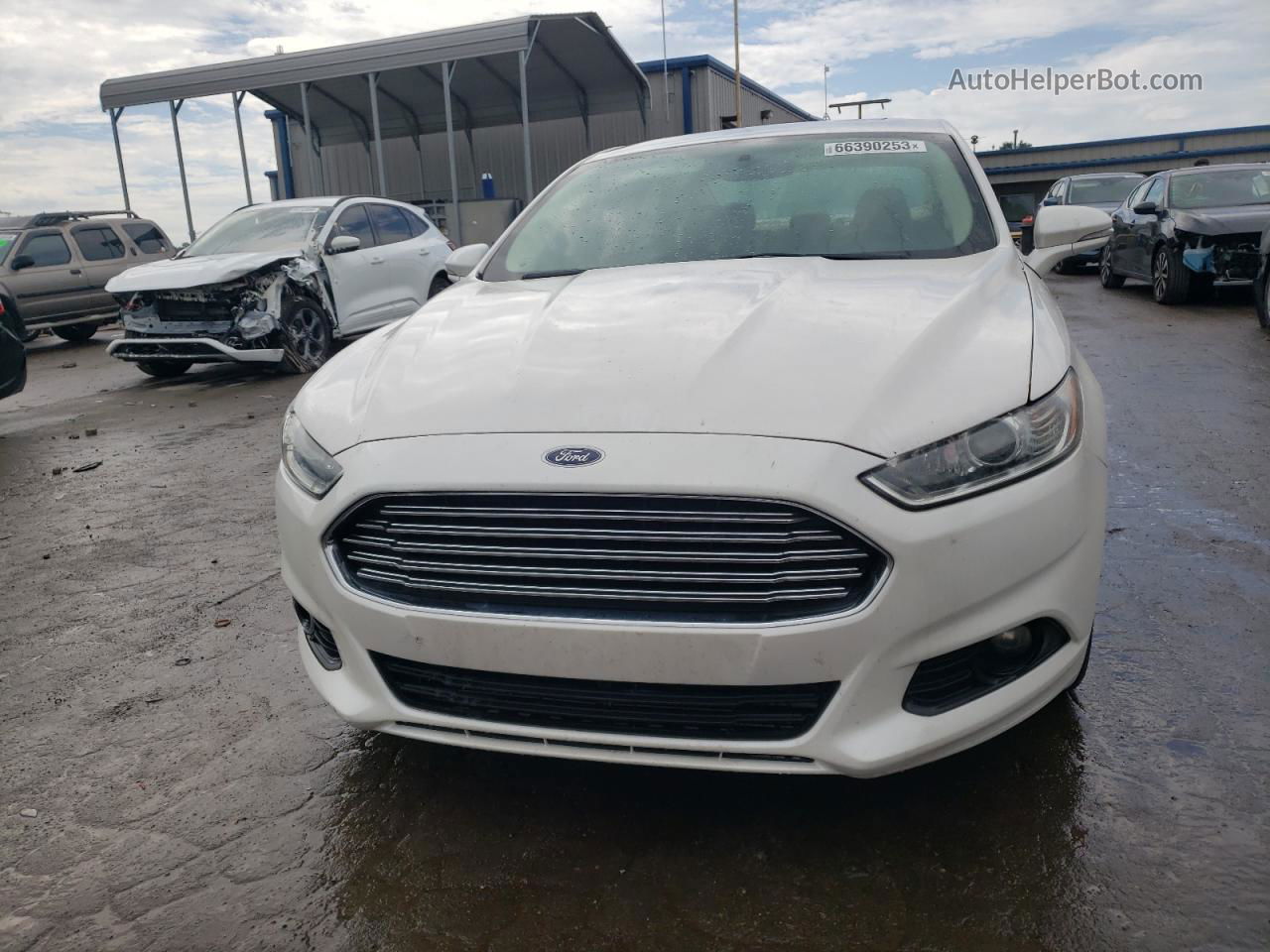 2016 Ford Fusion Se Phev White vin: 3FA6P0PU7GR243996