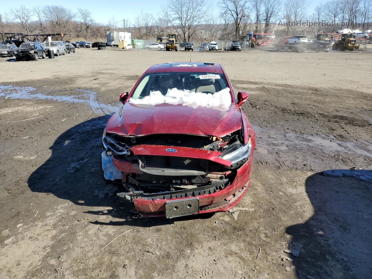 2017 Ford Fusion Se Phev Red vin: 3FA6P0PU7HR154981