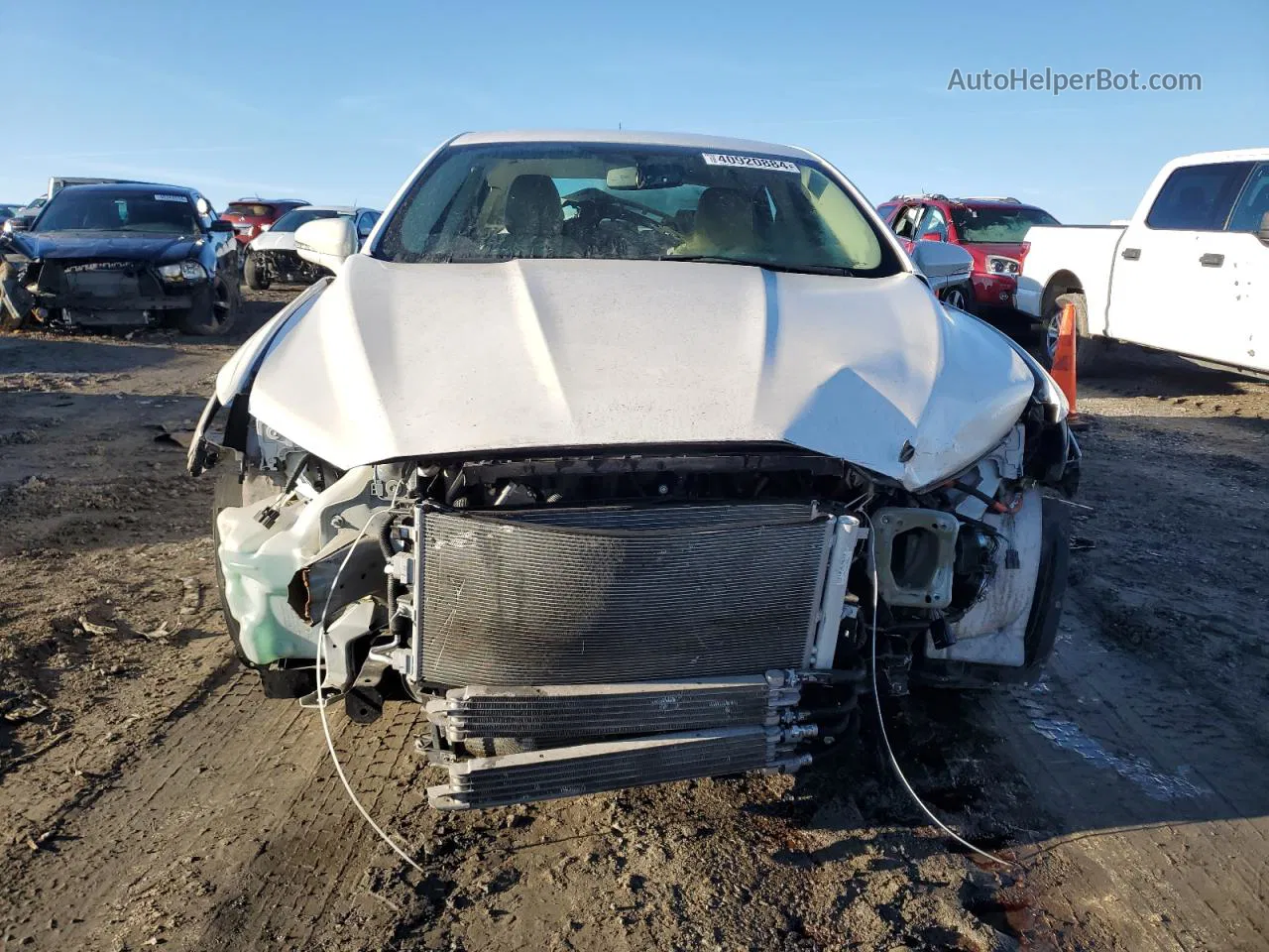 2016 Ford Fusion Se Phev White vin: 3FA6P0PU8GR193349