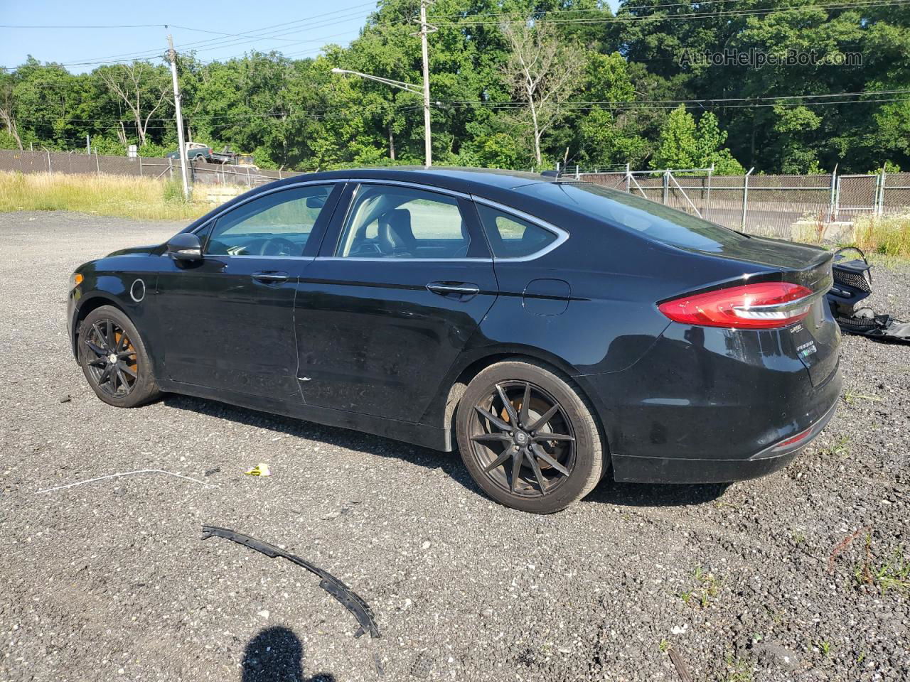 2017 Ford Fusion Se Phev Black vin: 3FA6P0PU8HR173667