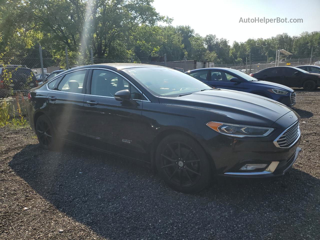 2017 Ford Fusion Se Phev Black vin: 3FA6P0PU8HR173667