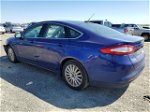 2016 Ford Fusion Se Phev Blue vin: 3FA6P0PU9GR229176