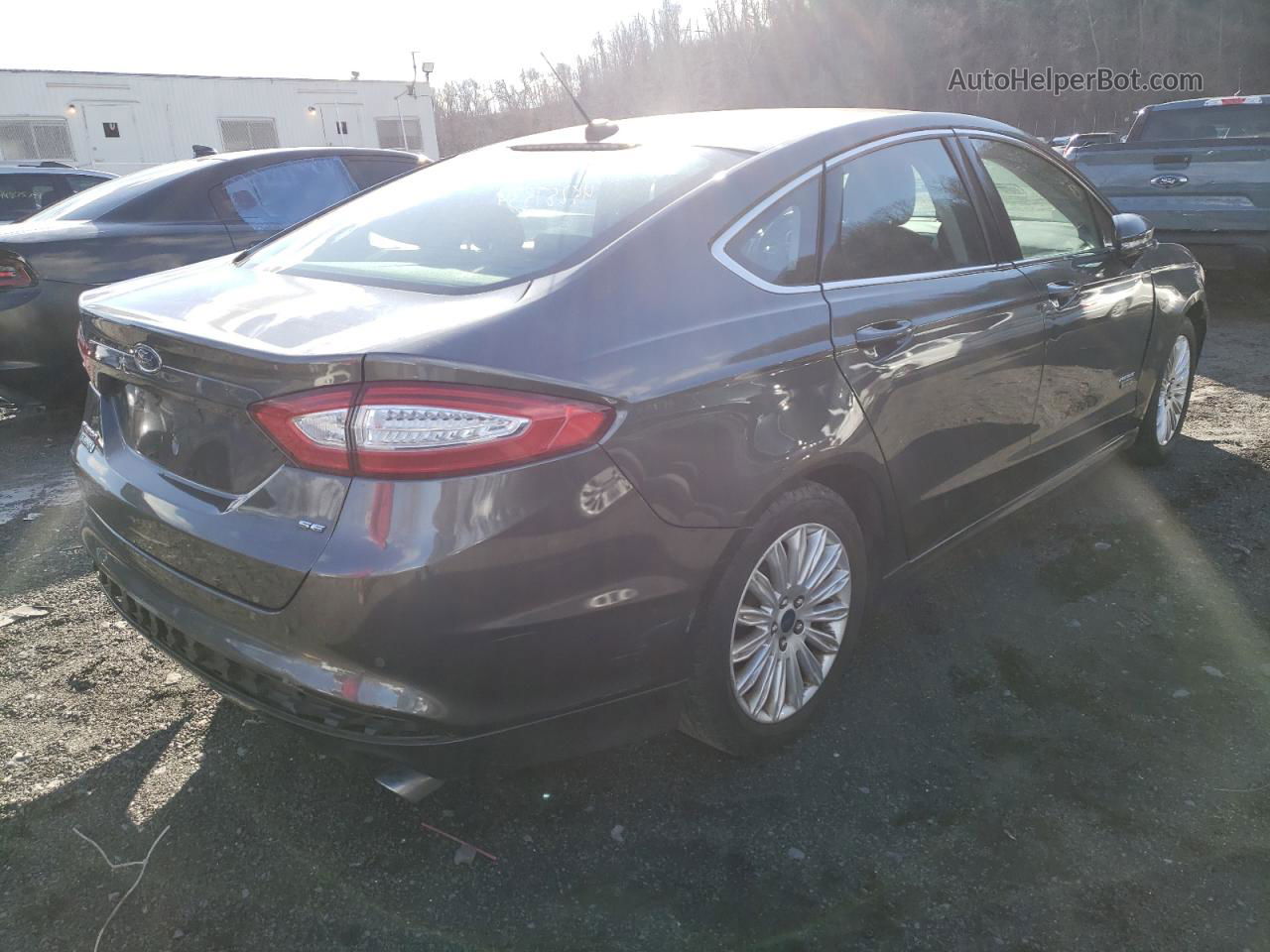 2016 Ford Fusion Se Phev Gray vin: 3FA6P0PU9GR373472