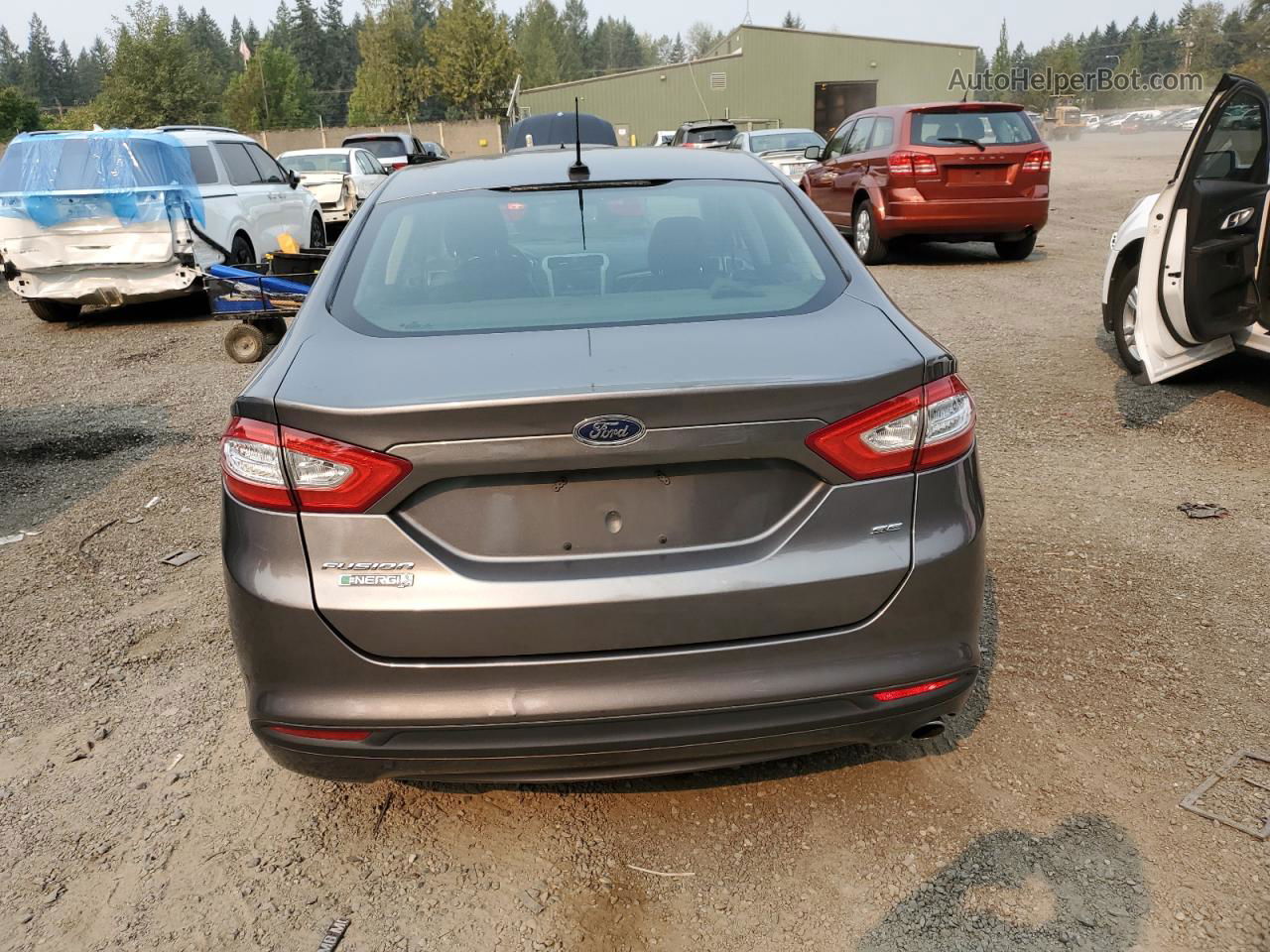 2013 Ford Fusion Se Phev Gray vin: 3FA6P0PUXDR351637