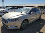 2017 Ford Fusion Titanium Hev Желто-коричневый vin: 3FA6P0RU0HR306354