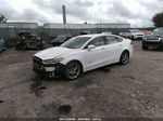 2019 Ford Fusion Hybrid Titanium White vin: 3FA6P0RU0KR105447