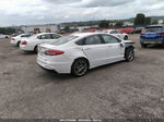 2019 Ford Fusion Hybrid Titanium White vin: 3FA6P0RU0KR105447