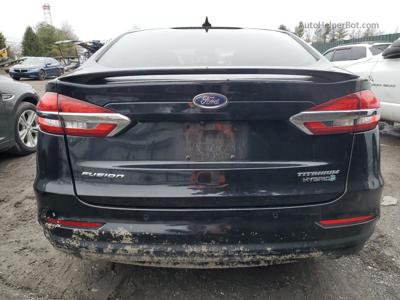2019 Ford Fusion Titanium Black vin: 3FA6P0RU0KR180228