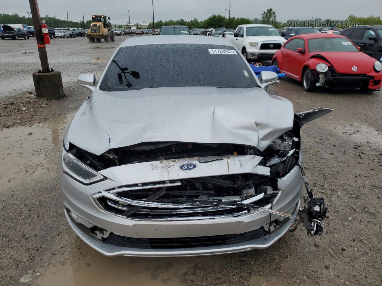 2018 Ford Fusion Titanium/platinum Hev Silver vin: 3FA6P0RU1JR252164