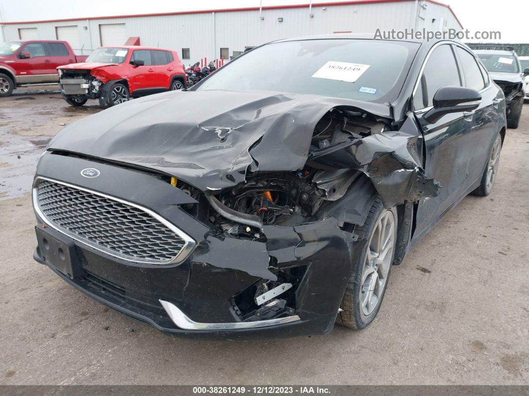 2019 Ford Fusion Hybrid Titanium Black vin: 3FA6P0RU1KR182229