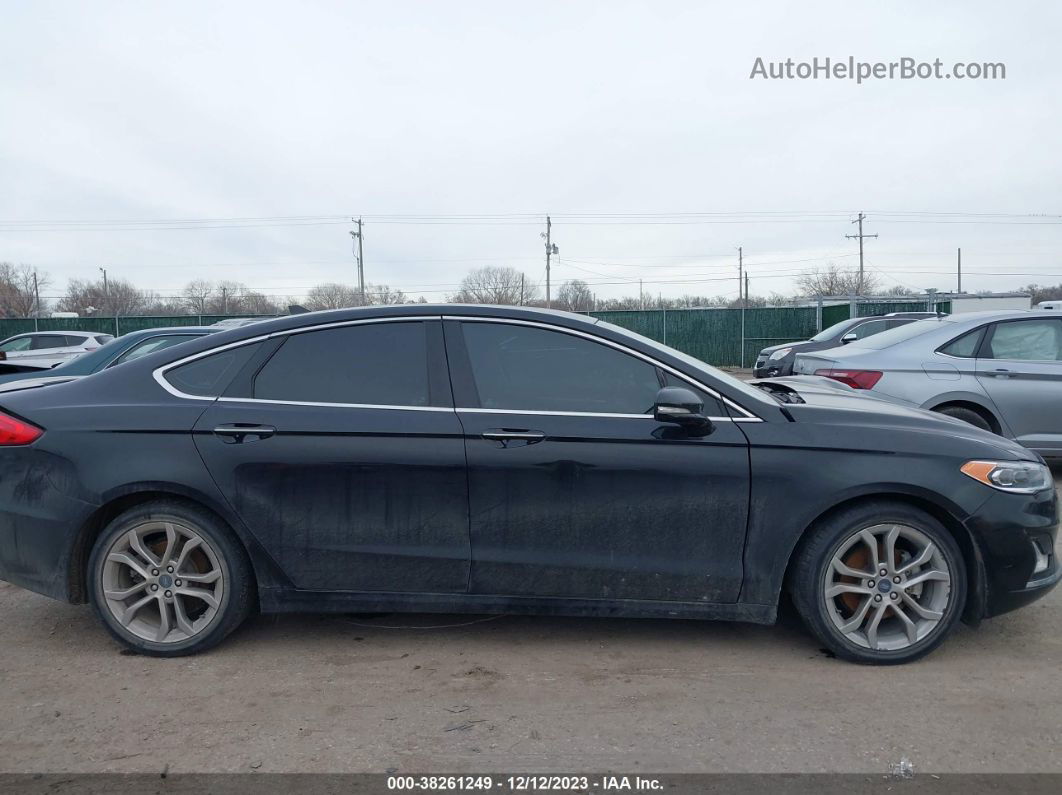 2019 Ford Fusion Hybrid Titanium Black vin: 3FA6P0RU1KR182229