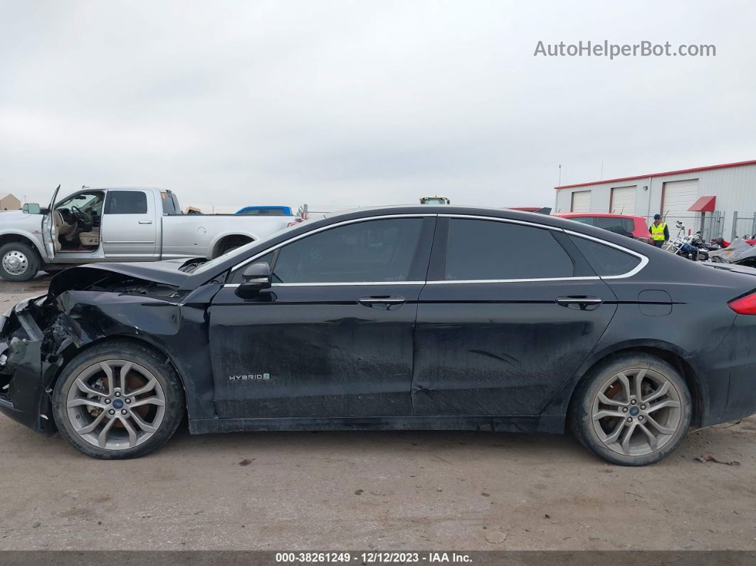 2019 Ford Fusion Hybrid Titanium Black vin: 3FA6P0RU1KR182229