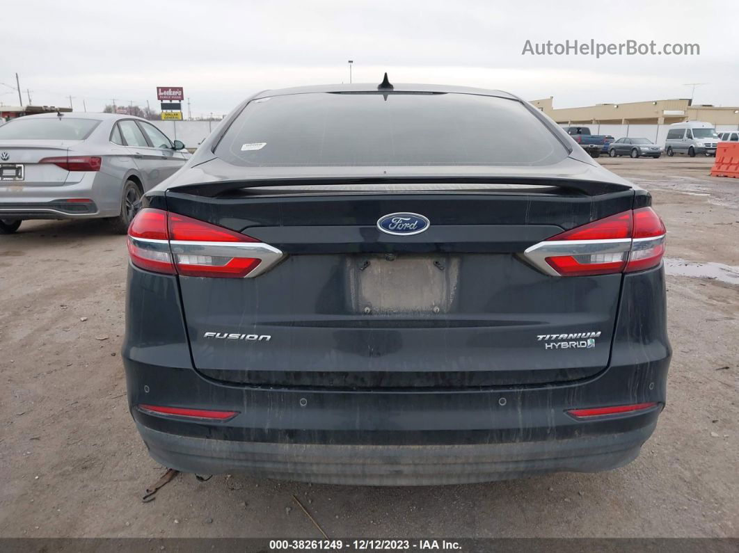 2019 Ford Fusion Hybrid Titanium Black vin: 3FA6P0RU1KR182229