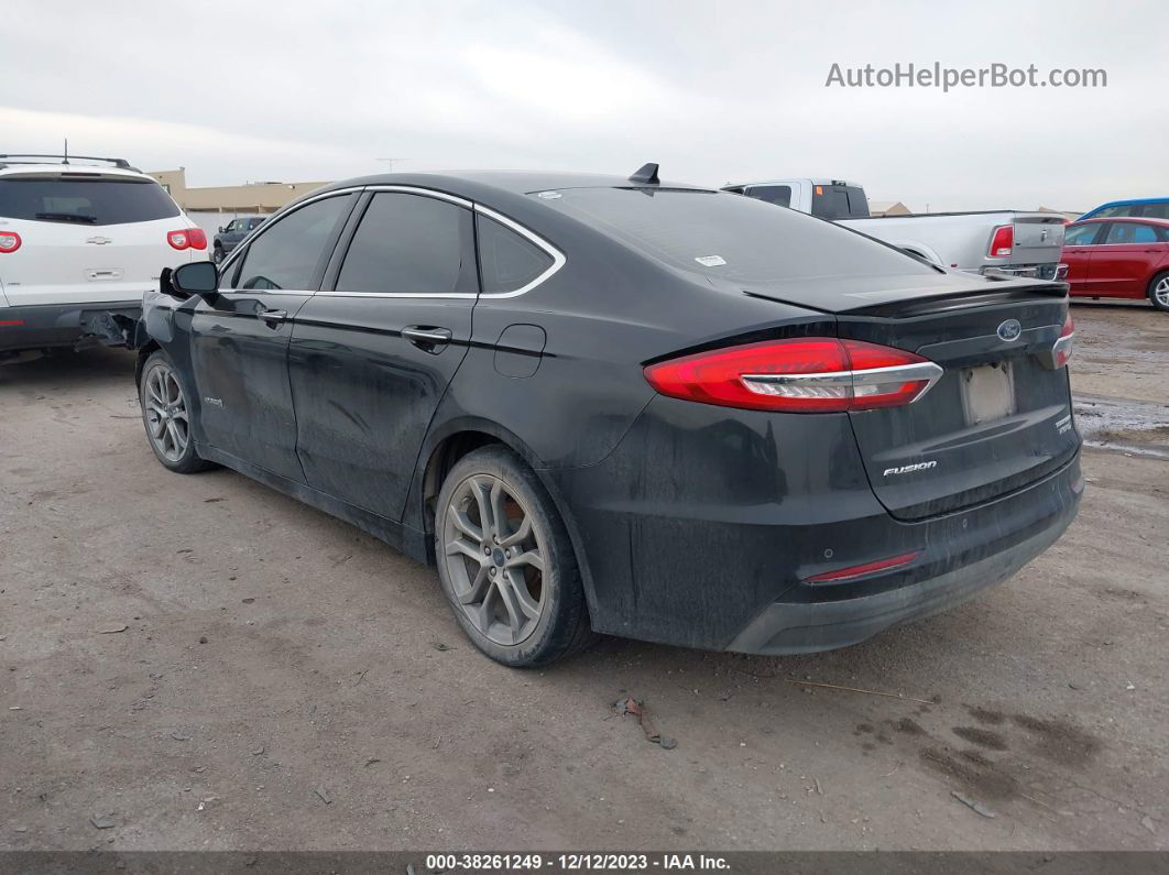 2019 Ford Fusion Hybrid Titanium Black vin: 3FA6P0RU1KR182229