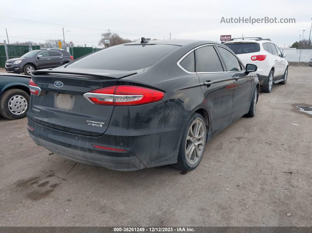 2019 Ford Fusion Hybrid Titanium Black vin: 3FA6P0RU1KR182229