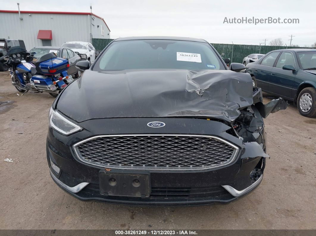 2019 Ford Fusion Hybrid Titanium Black vin: 3FA6P0RU1KR182229