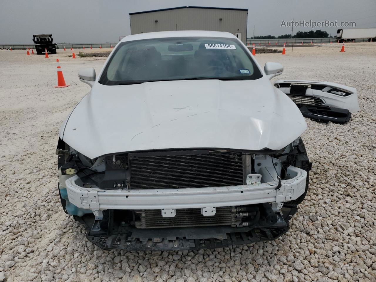 2018 Ford Fusion Titanium/platinum Hev White vin: 3FA6P0RU2JR177622